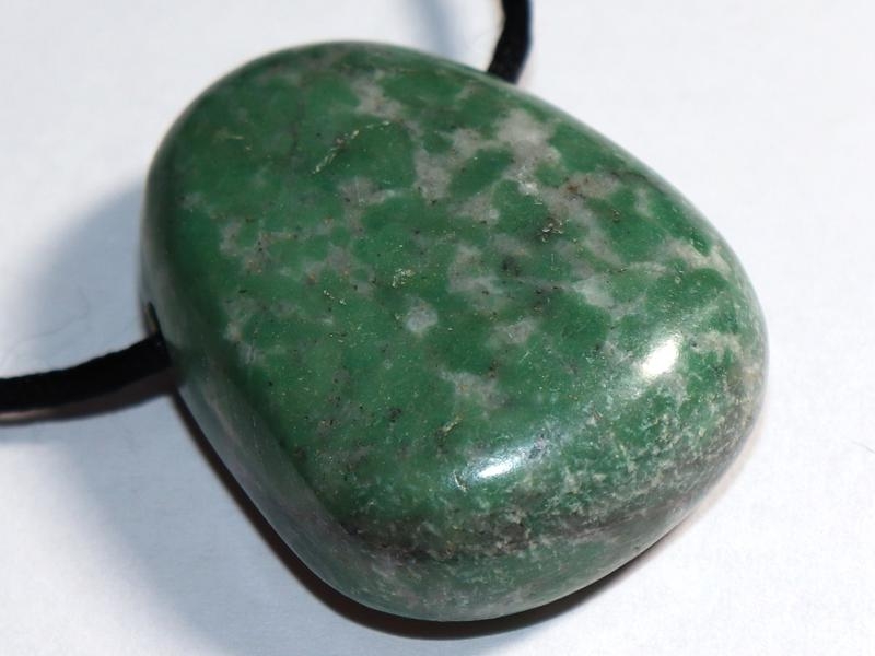 Jade on cord