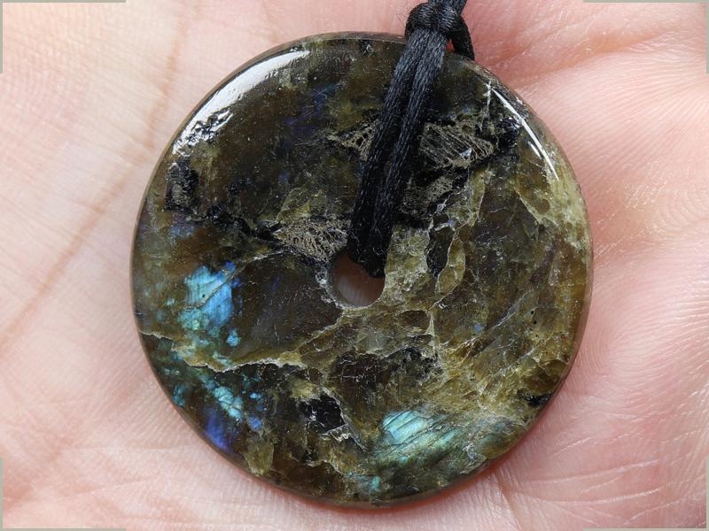 Labradorite on cord