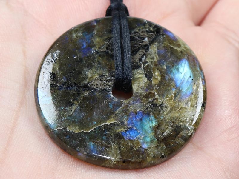 Labradorite on cord