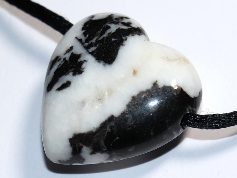 Zebra marble on cord