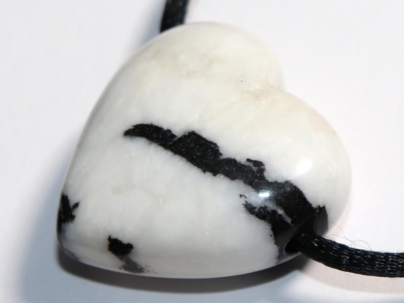 Zebra marble on cord