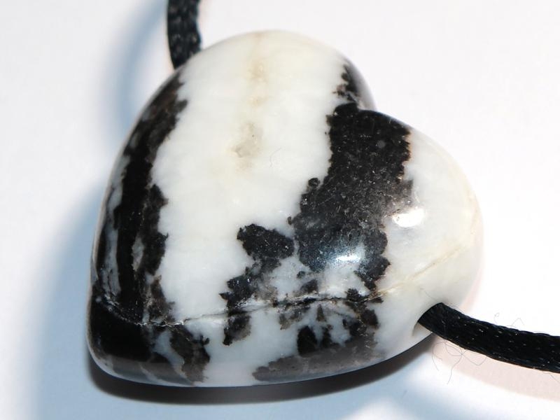 Zebra marble on cord