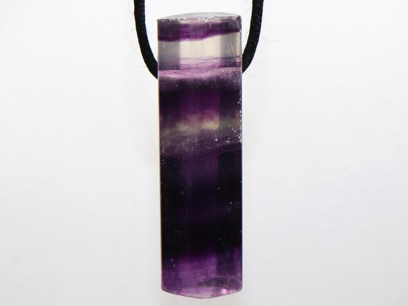 Fluorite on cord