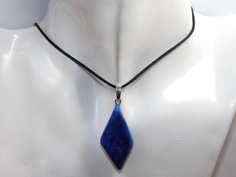 Lapis lazuli on cord