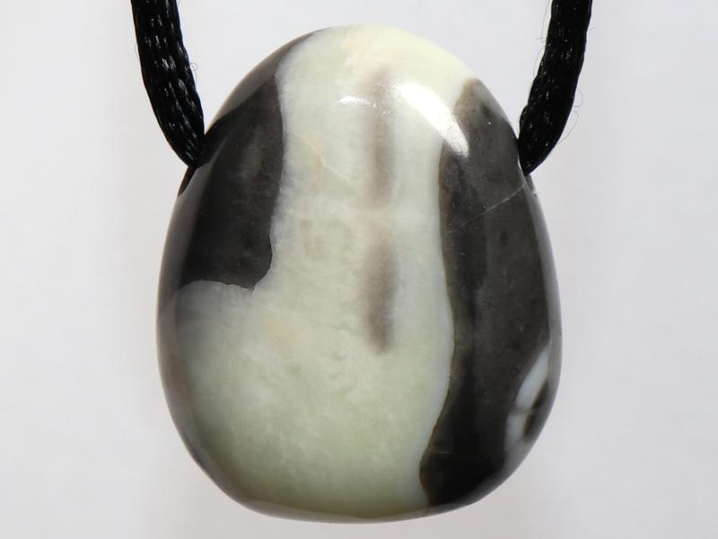 Shell jasper on cord