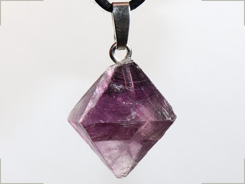 Fluorite on cord