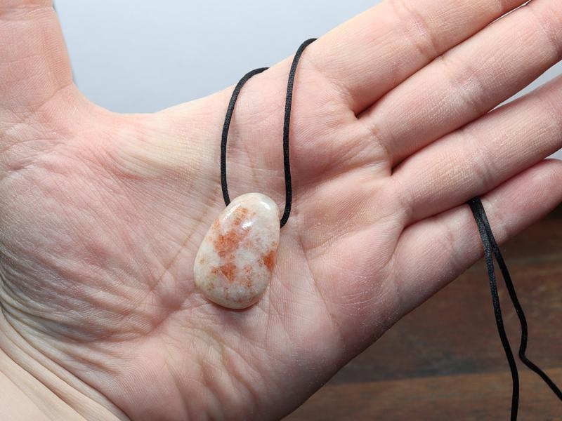 Sunstone on cord